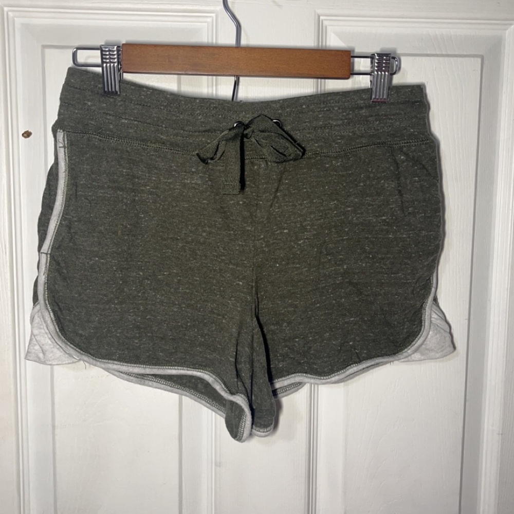 green shorts